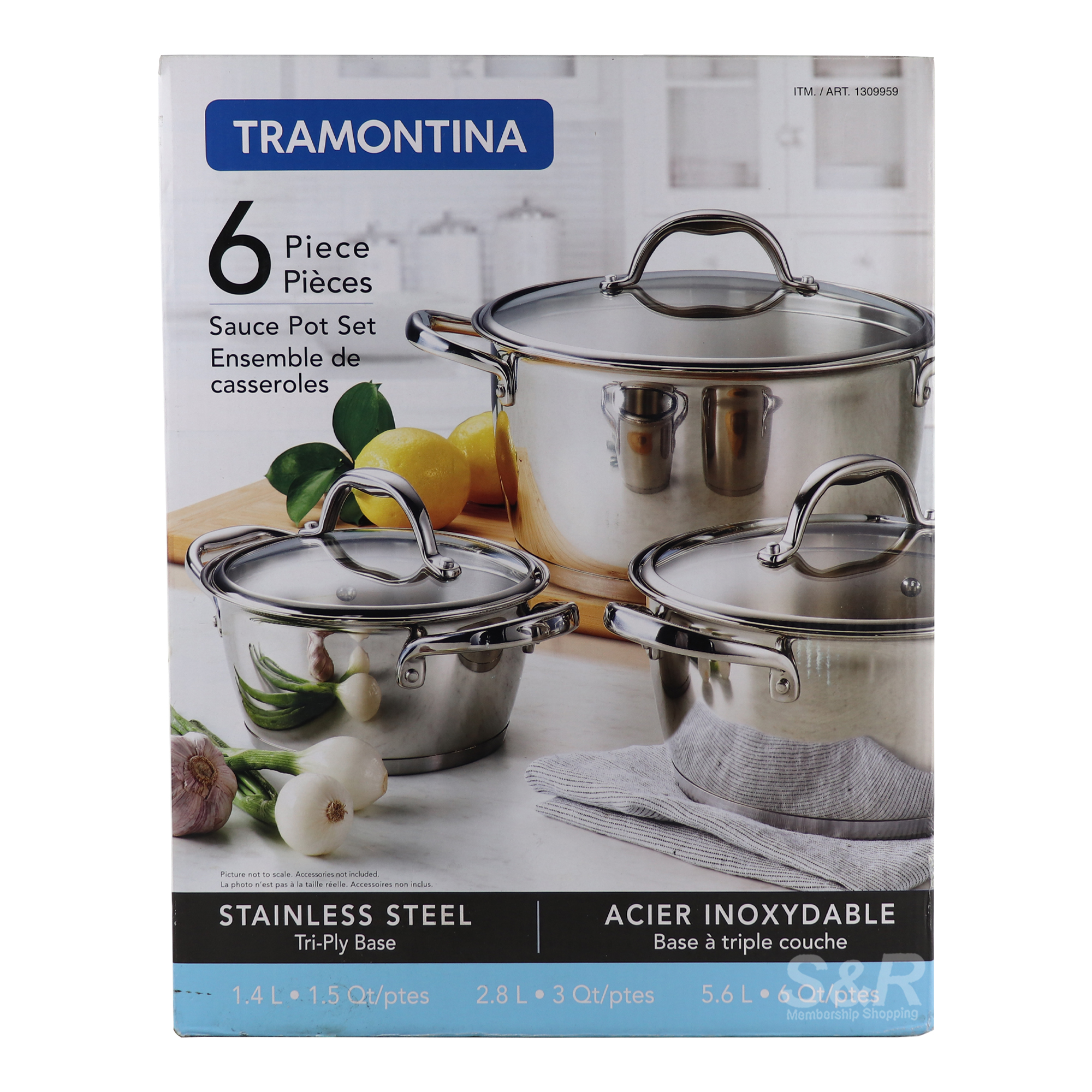 Tramontina Sauce Pot 6pc Set Tramontina Sauce Pot 6pc Set